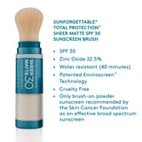 Sunforgettable Total Protection Sheer Matte SPF 30 Sunscreen Brush